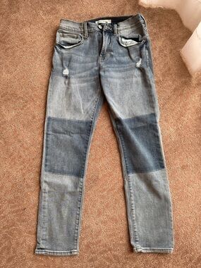 PacSun Men’s Slim Tapered Dye Detail Light Blue Jeans 28 x 30